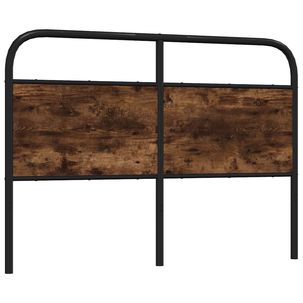 Tăblie stejar afumat 135 cm oțel și lemn prelucrat GartenMobel Dekor