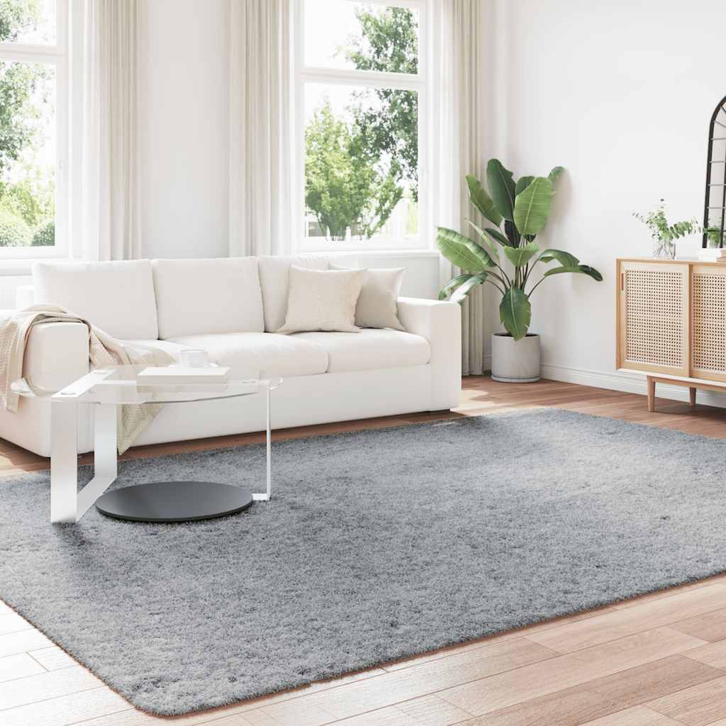 Covor shaggy cu pom înalt, NAVARRA, gri deschis, 240x340 cm GartenMobel Dekor