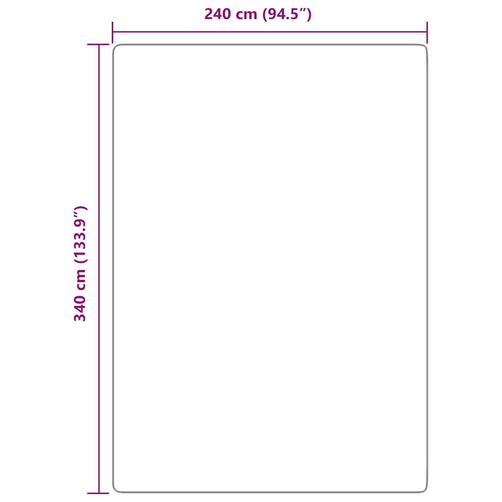 Covor shaggy cu pom înalt, NAVARRA, gri deschis, 240x340 cm GartenMobel Dekor