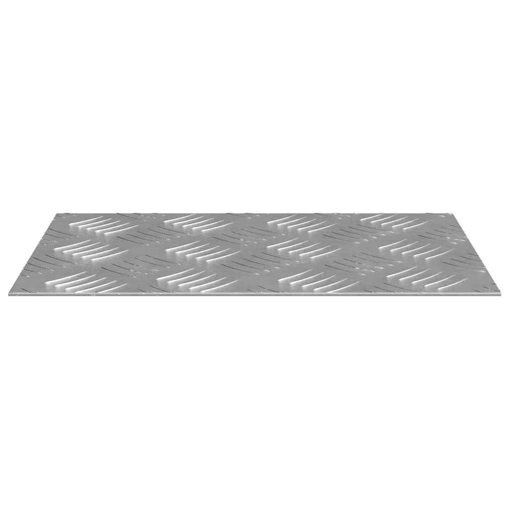 Plăci cu tablouri 2 pcs Argintiu 30 x 20 cm Aluminiu GartenMobel Dekor