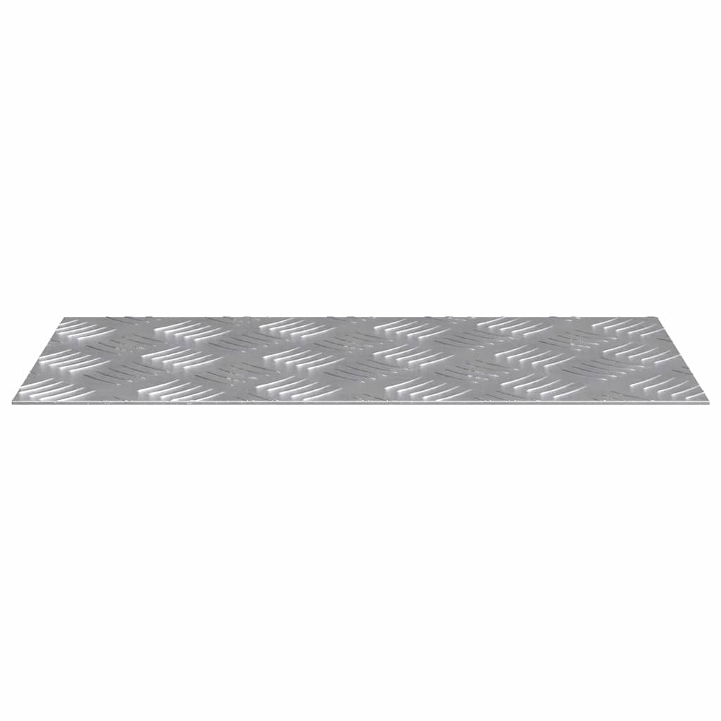 Plăci cu tablouri 2 pcs Argintiu 40 x 20 cm Aluminiu GartenMobel Dekor