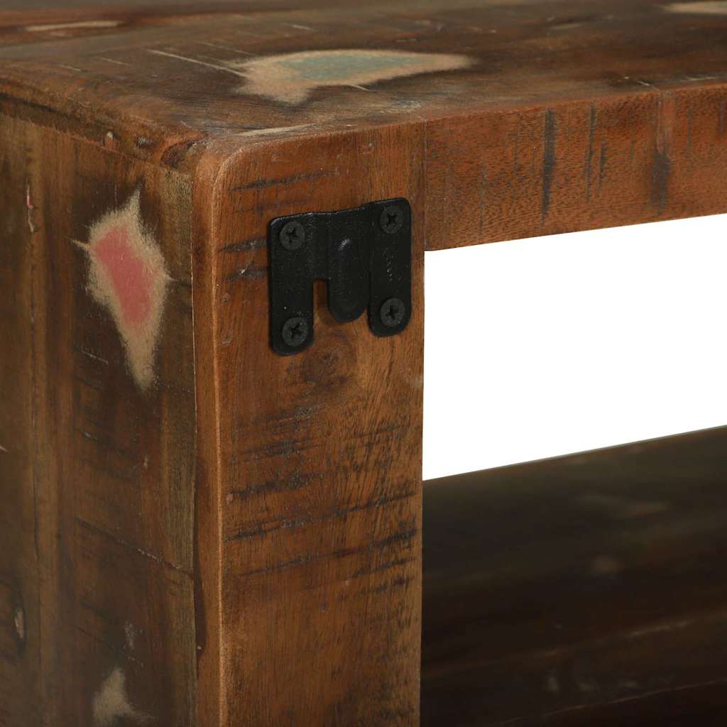 Cabinet TV cu raft Multicolour Lemn masiv recuperat GartenMobel Dekor