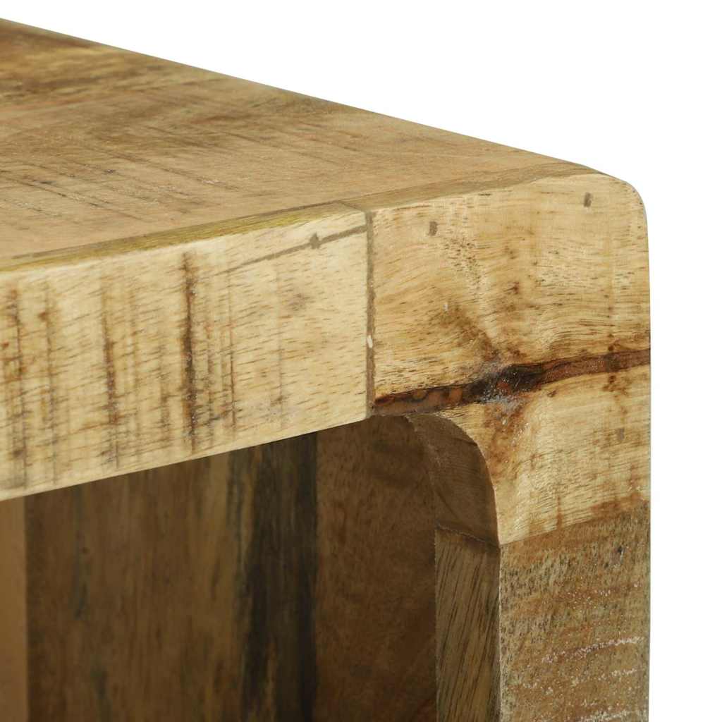 Cabinet TV cu raft cu depozitare Maro Lemn masiv de mango GartenMobel Dekor