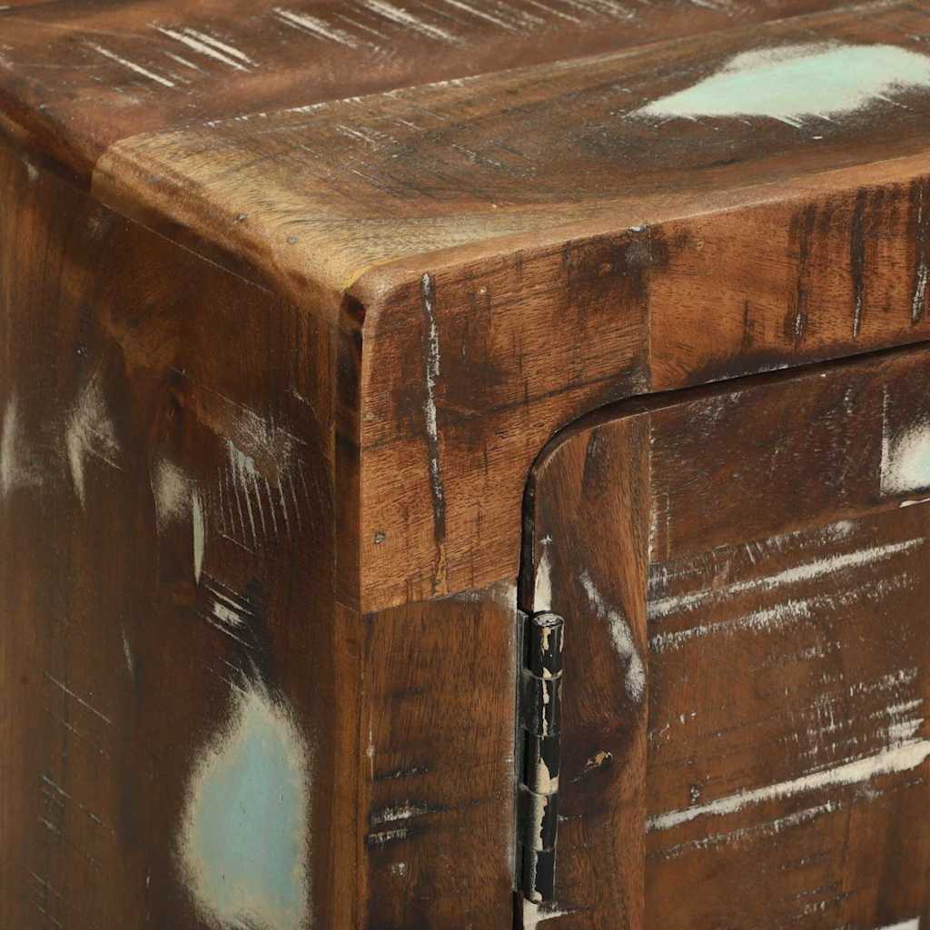 Masă de cafea Multicolour 80 x 54 x 45 cm Lemn masiv reciclat GartenMobel Dekor