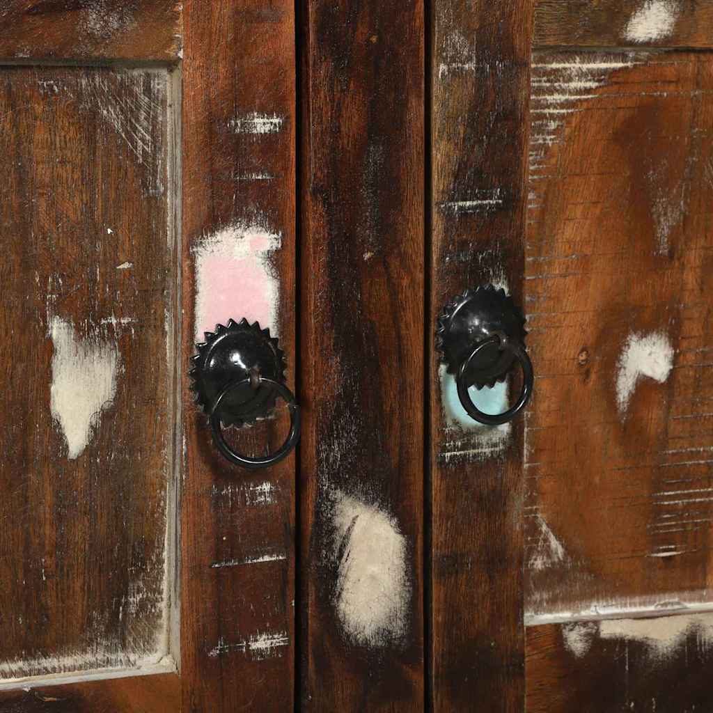 Masă de cafea Multicolour 80 x 54 x 45 cm Lemn masiv reciclat GartenMobel Dekor