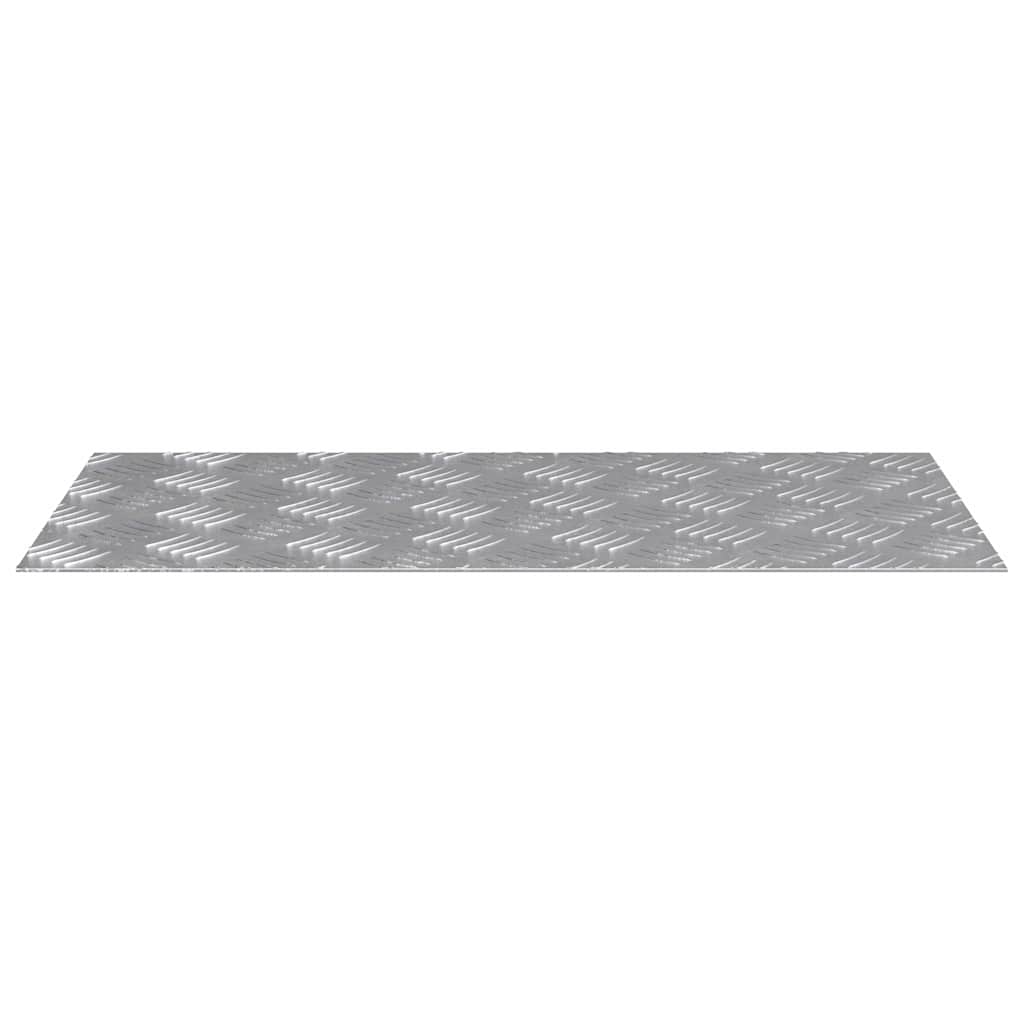 Plăci cu tablouri 2 pcs Argintiu 60 x 30 cm Aluminiu GartenMobel Dekor