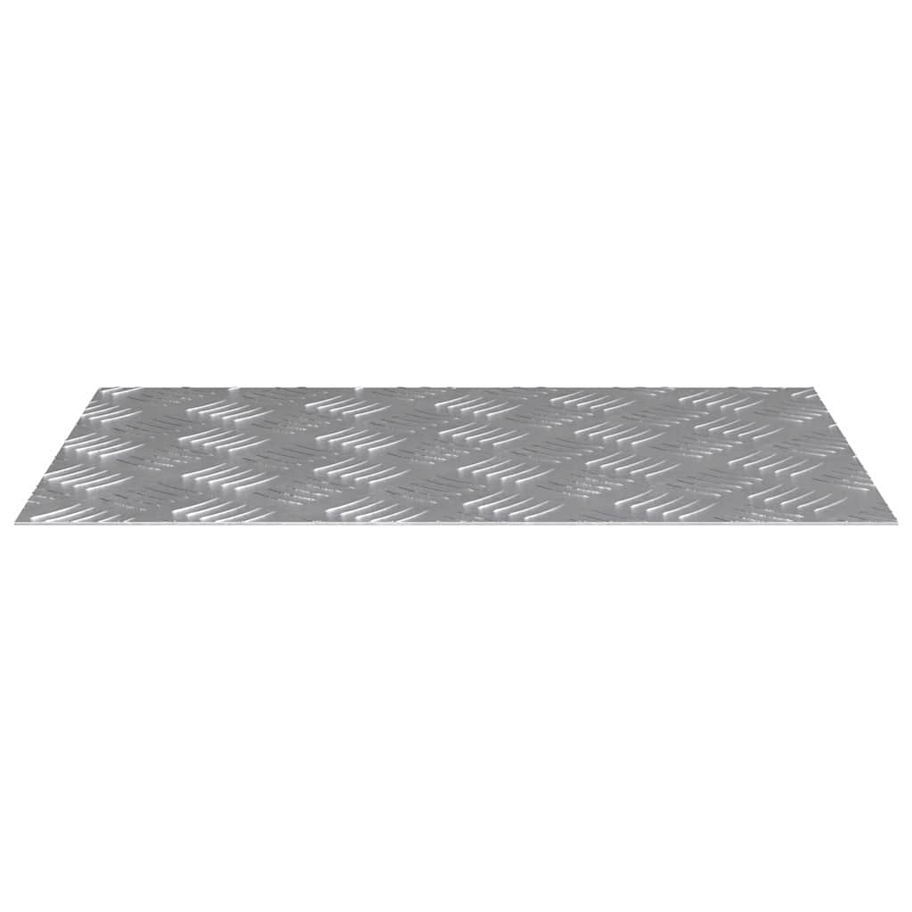 Plăci cu tablouri 2 pcs Argintiu 60 x 40 cm Aluminiu GartenMobel Dekor