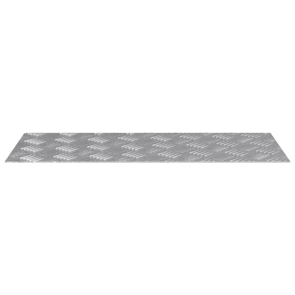 Plăci cu tablouri 2 pcs Argintiu 70 x 30 cm Aluminiu GartenMobel Dekor