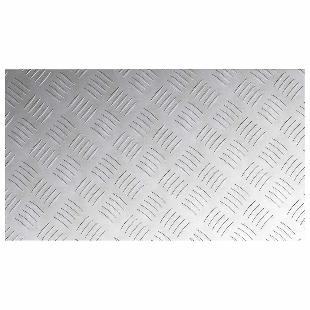 Plăci cu tablouri 4 pcs Argintiu 70 x 40 cm Aluminiu GartenMobel Dekor