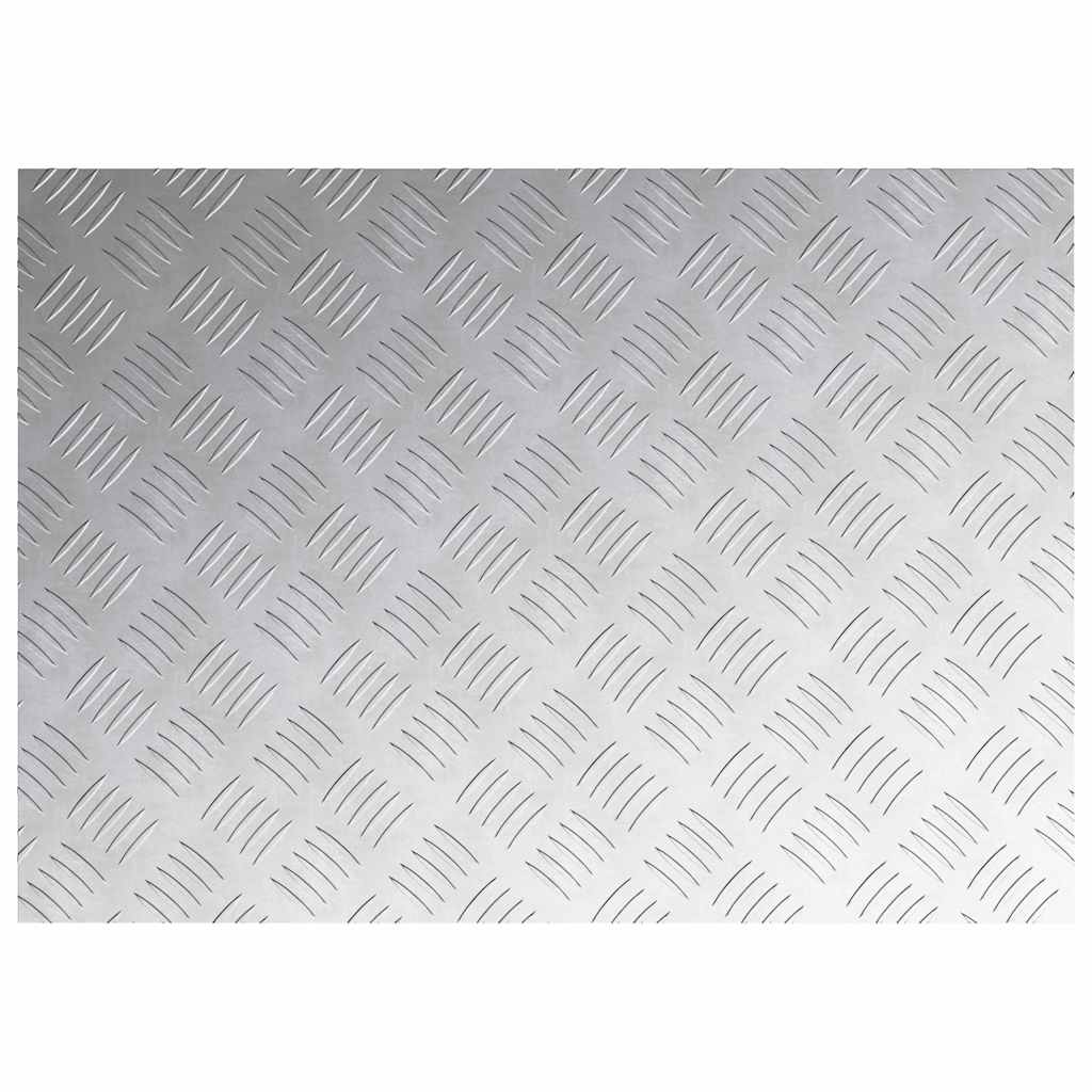 Plăci cu tablouri 4 pcs Argintiu 70 x 50 cm Aluminiu GartenMobel Dekor