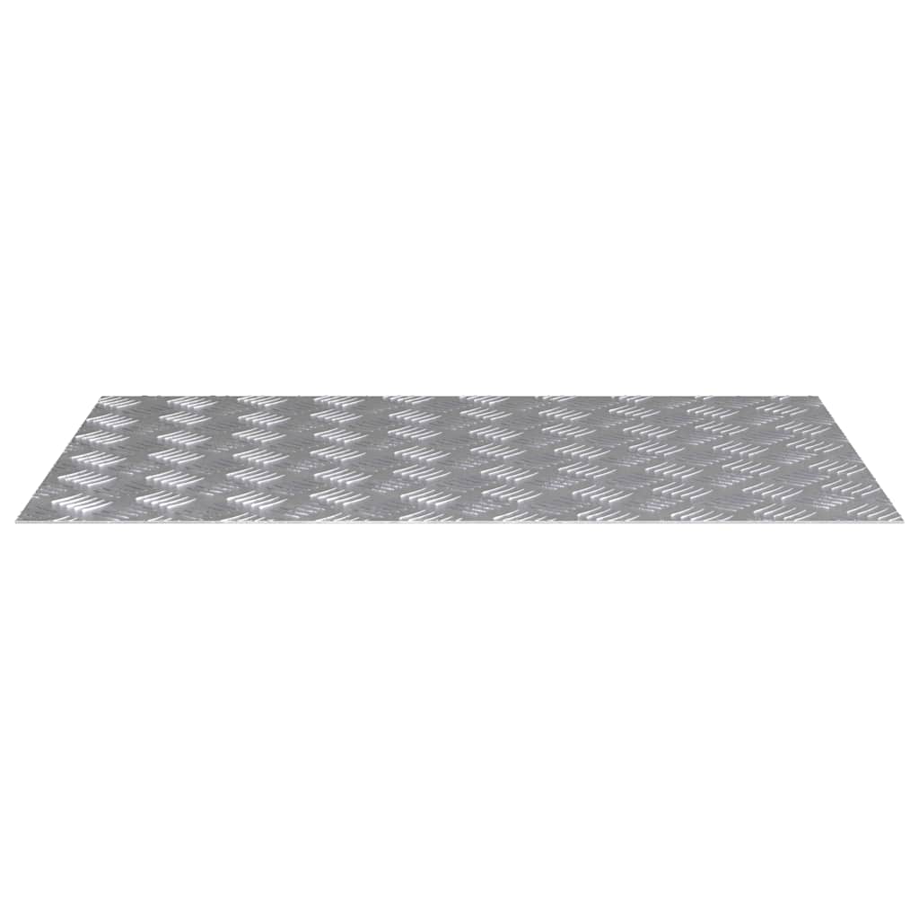 Plăci cu tablouri 4 pcs Argintiu 80 x 50 cm Aluminiu GartenMobel Dekor