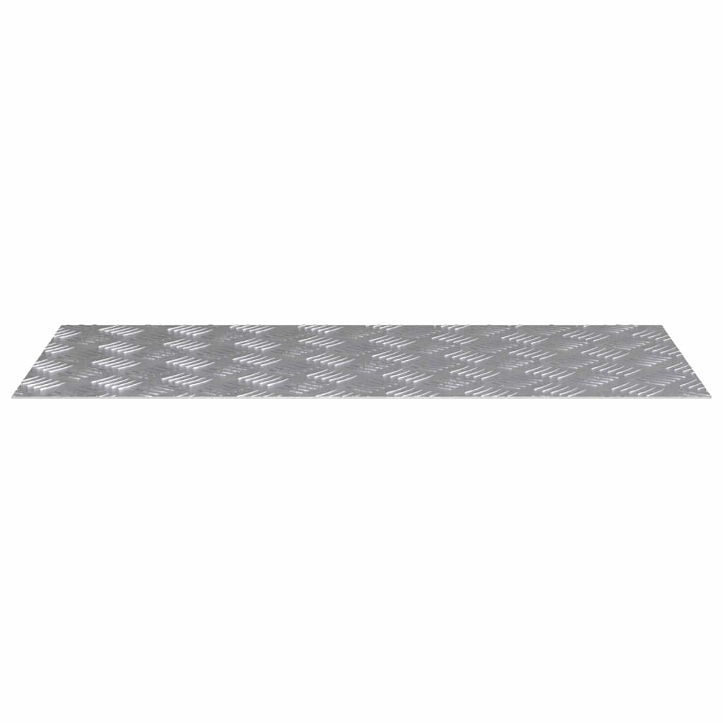 Plăci cu tablouri 4 pcs Argintiu 90 x 40 cm Aluminiu GartenMobel Dekor