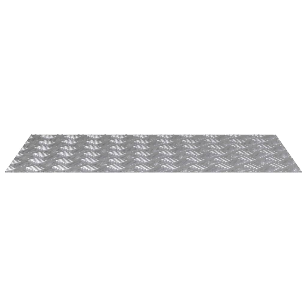 Plăci cu tablouri 4 pcs Argintiu 90 x 50 cm Aluminiu GartenMobel Dekor