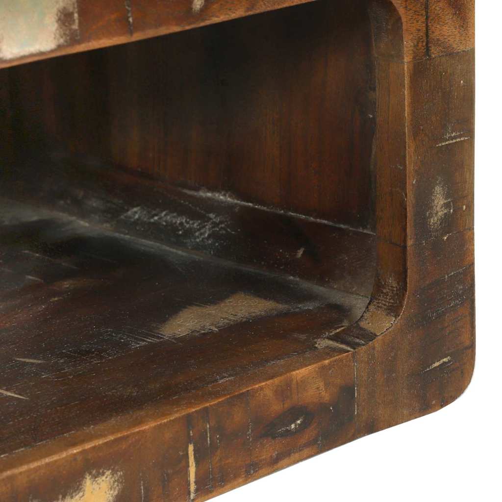 Set de Dulap TV cu raft 3 pcs Multicolour Lemn masiv recuperat GartenMobel Dekor