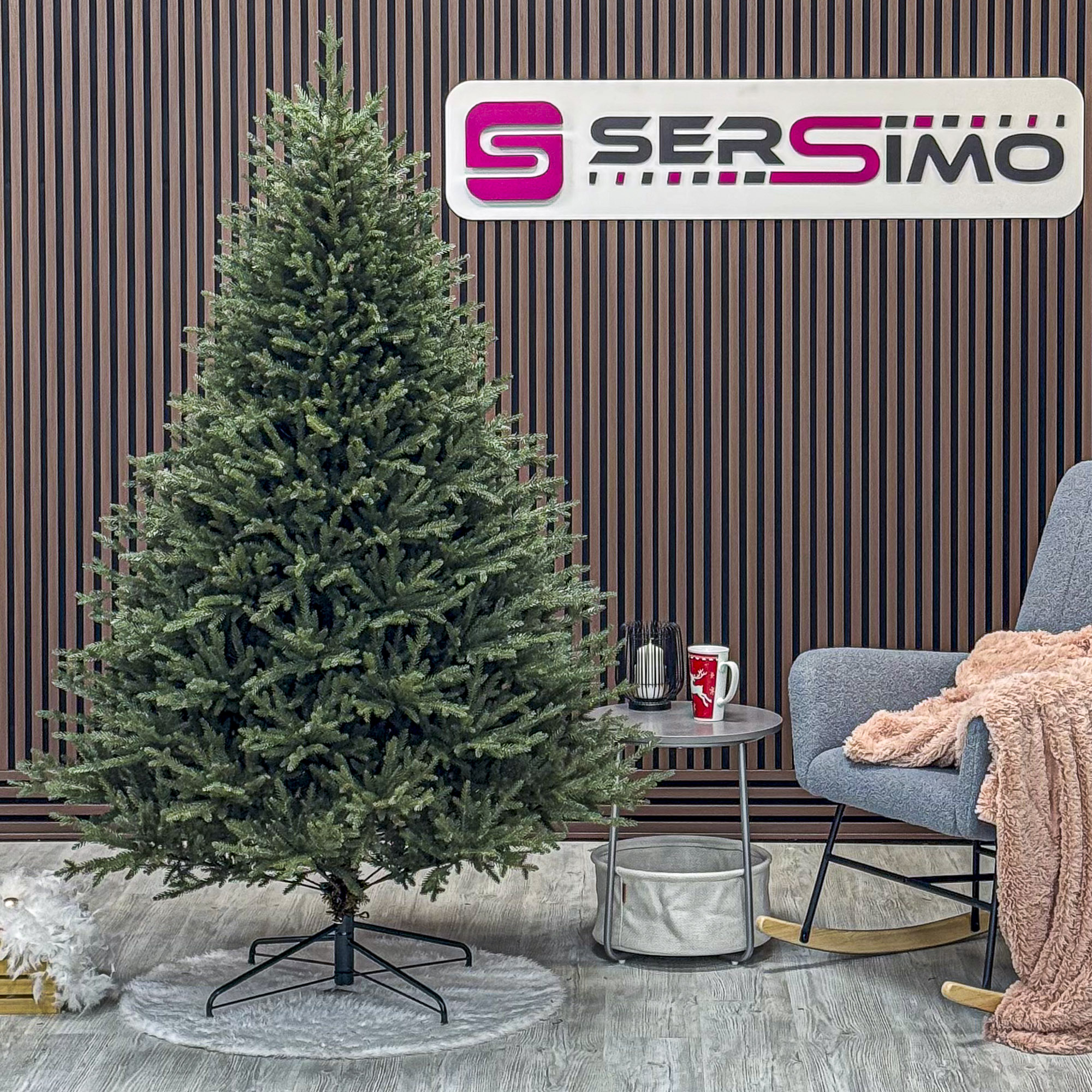 Brad artificial Sersimo, Ayenna Elite, verde, integral 3D, 240 cm Household NewTrend