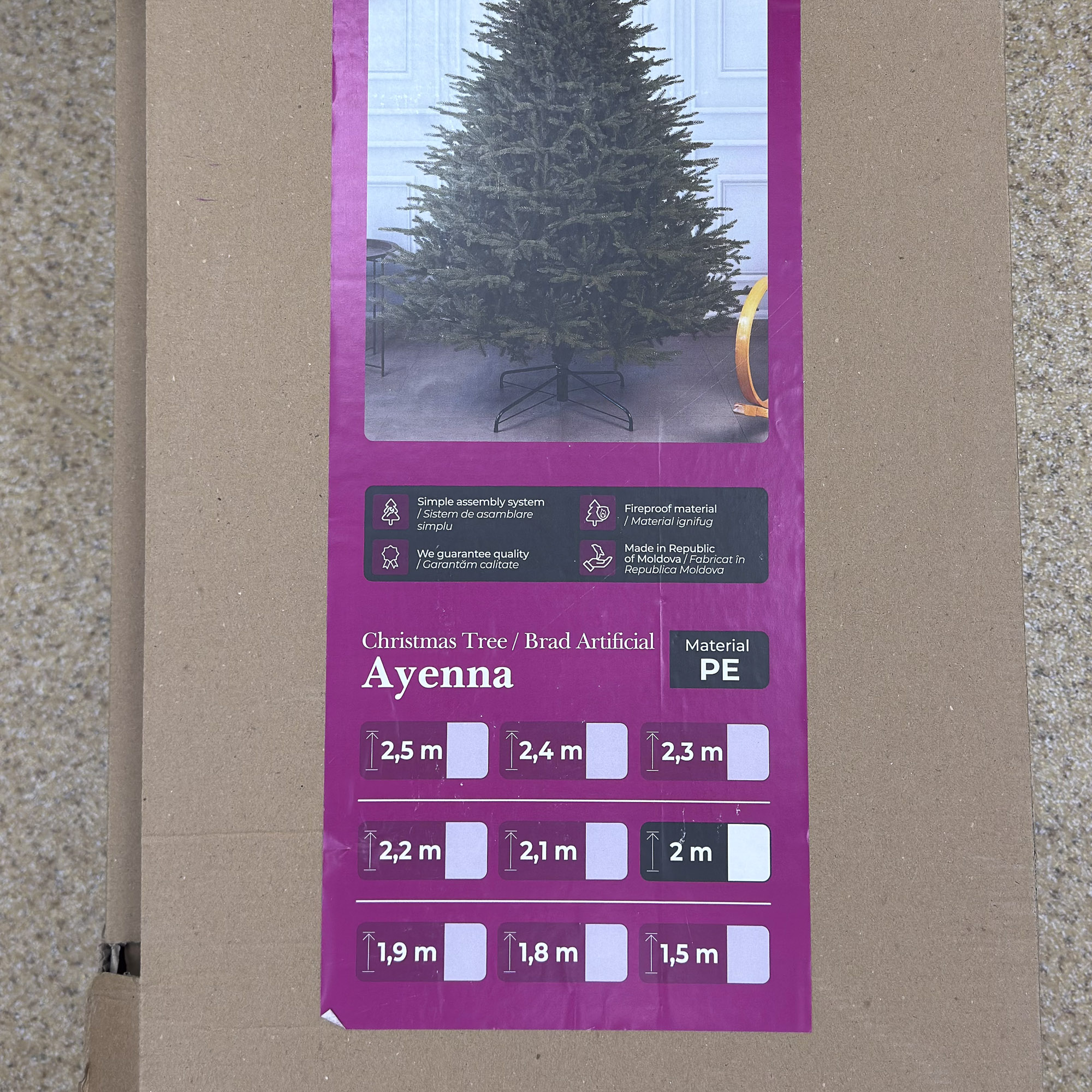 Brad artificial Sersimo, Ayenna Elite, verde, integral 3D, 240 cm Household NewTrend