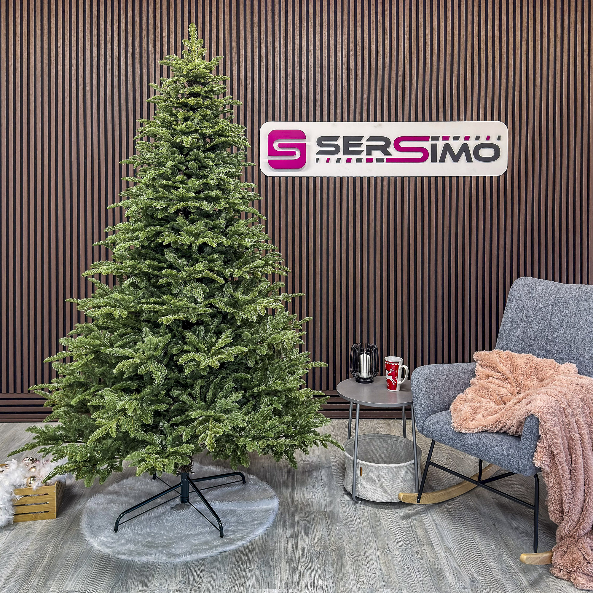 Brad artificial Sersimo, Mariális Elite, verde, integral 3D, 230 cm Household NewTrend