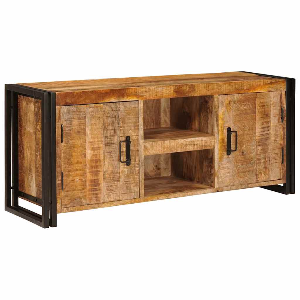 Cabinet TV Maro 120 x 30 x 50 cm Lemn masiv de mango nefinisat GartenMobel Dekor