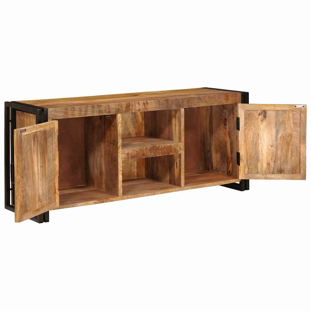 Cabinet TV Maro 120 x 30 x 50 cm Lemn masiv de mango nefinisat GartenMobel Dekor