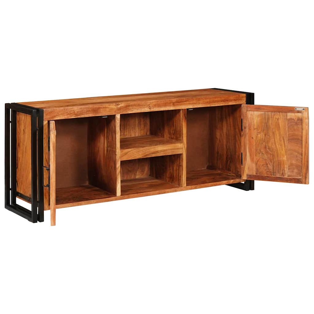 Cabinet TV Maro 120 x 30 x 50 cm lemn masiv de acacia GartenMobel Dekor