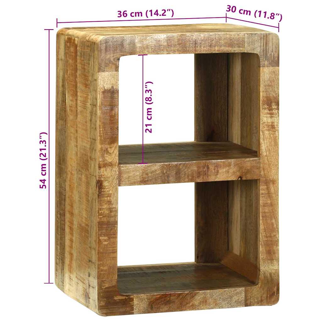 Comodă TV cu raft Maro 36 x 30 x 54 cm Lemn masiv de mango GartenMobel Dekor