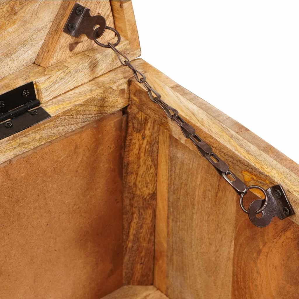 Cutie de depozitare 70 x 35 x 40 cm Lemn masiv de mango GartenMobel Dekor