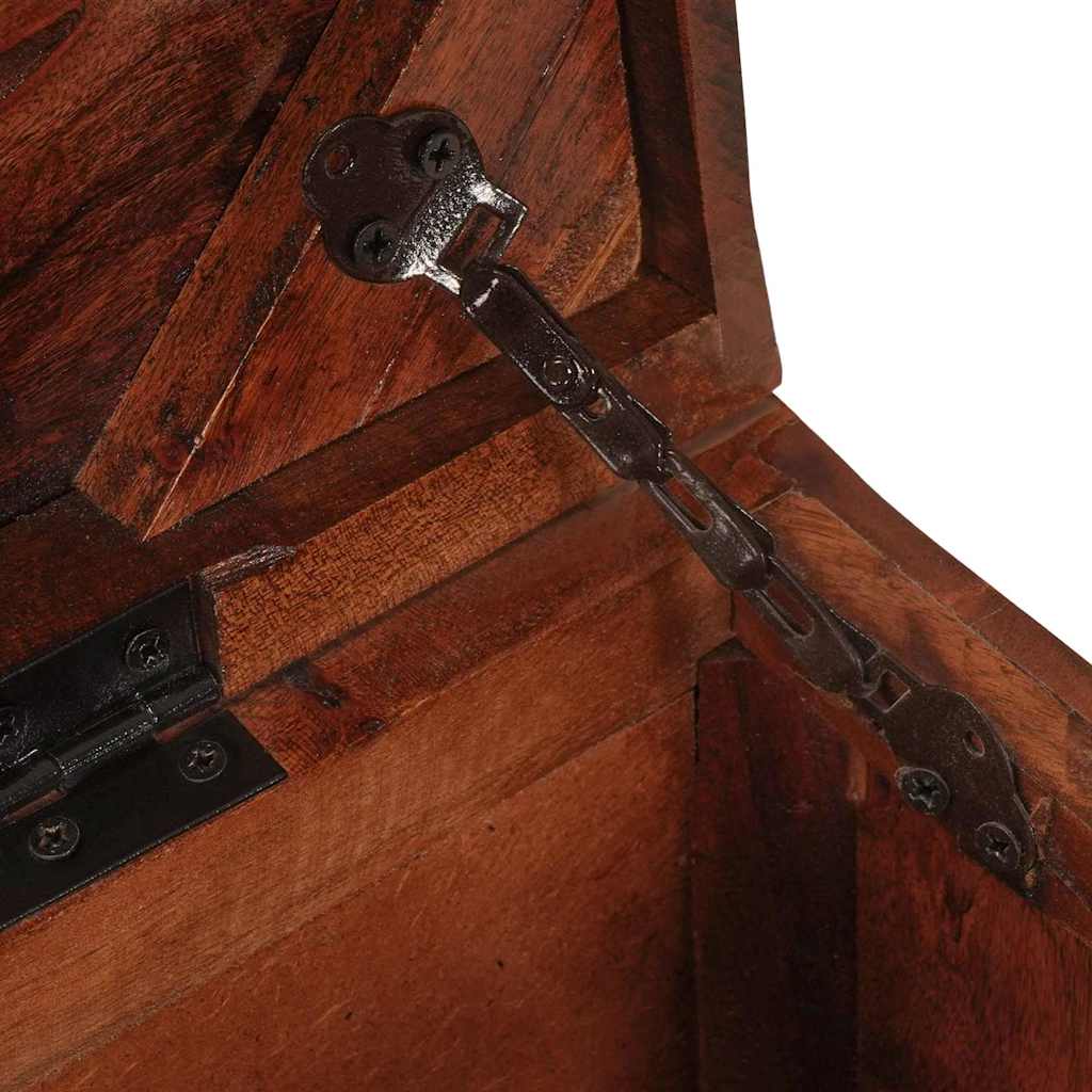 Cutie de depozitare 70 x 35 x 40 cm Lemn masiv reciclat GartenMobel Dekor