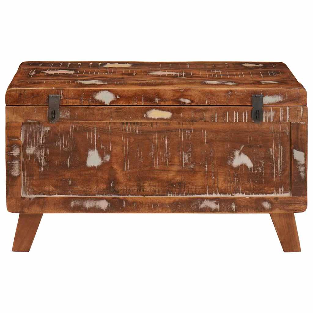 Cutie de depozitare 70 x 35 x 40 cm Lemn masiv reciclat GartenMobel Dekor