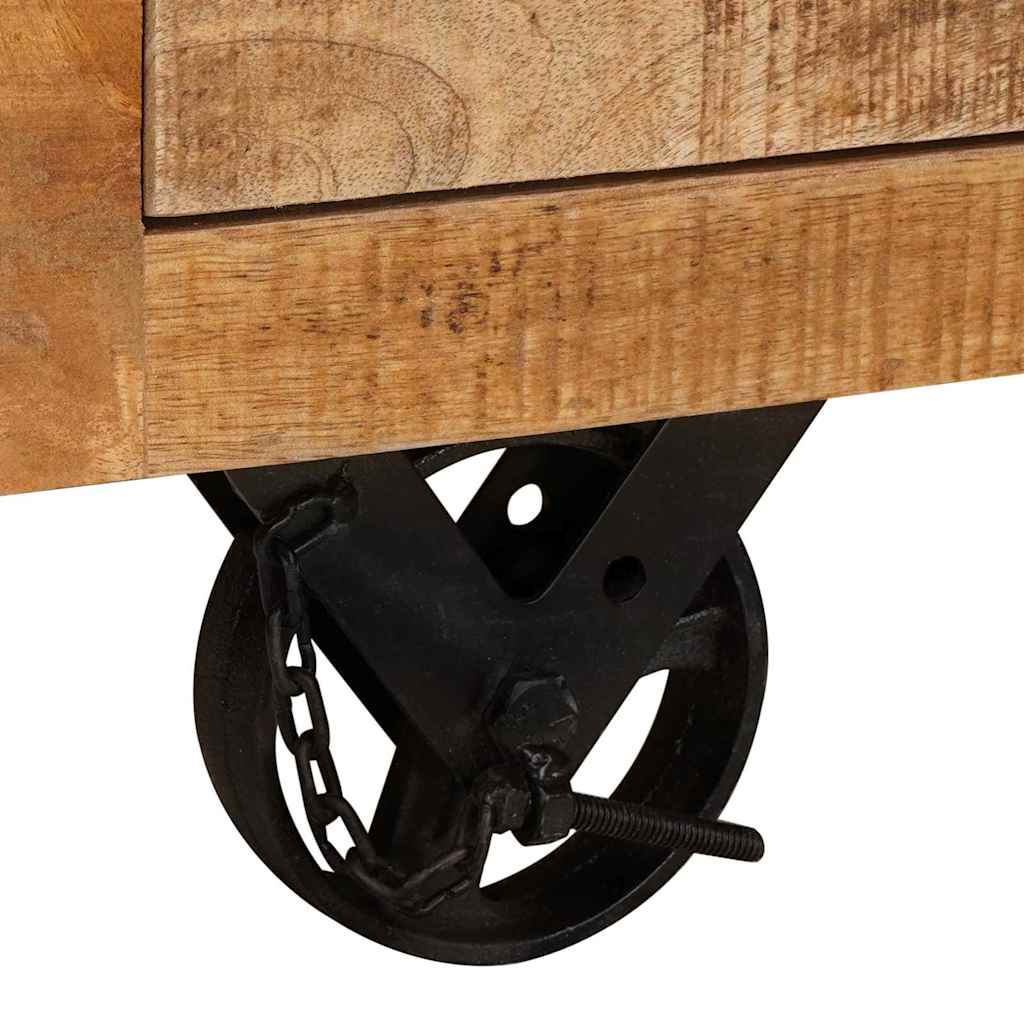 Dulap lateral Maro 70 x 38 x 63 cm Lemn masiv de mango GartenMobel Dekor