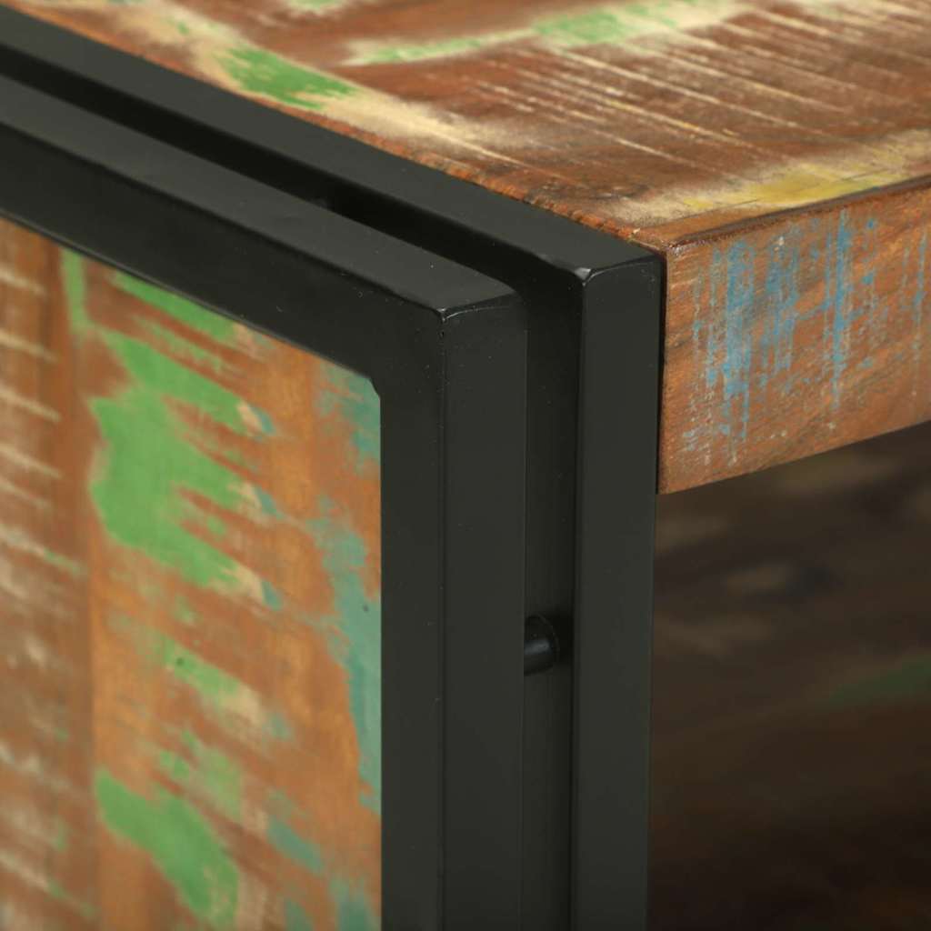 Masă de cafea Maro 120 x 50 x 38 cm Lemn masiv reciclat GartenMobel Dekor