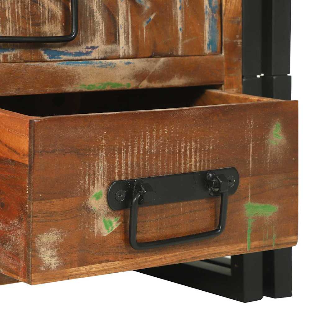 Masă de cafea Maro 90 x 50 x 38 cm Lemn masiv reciclat GartenMobel Dekor