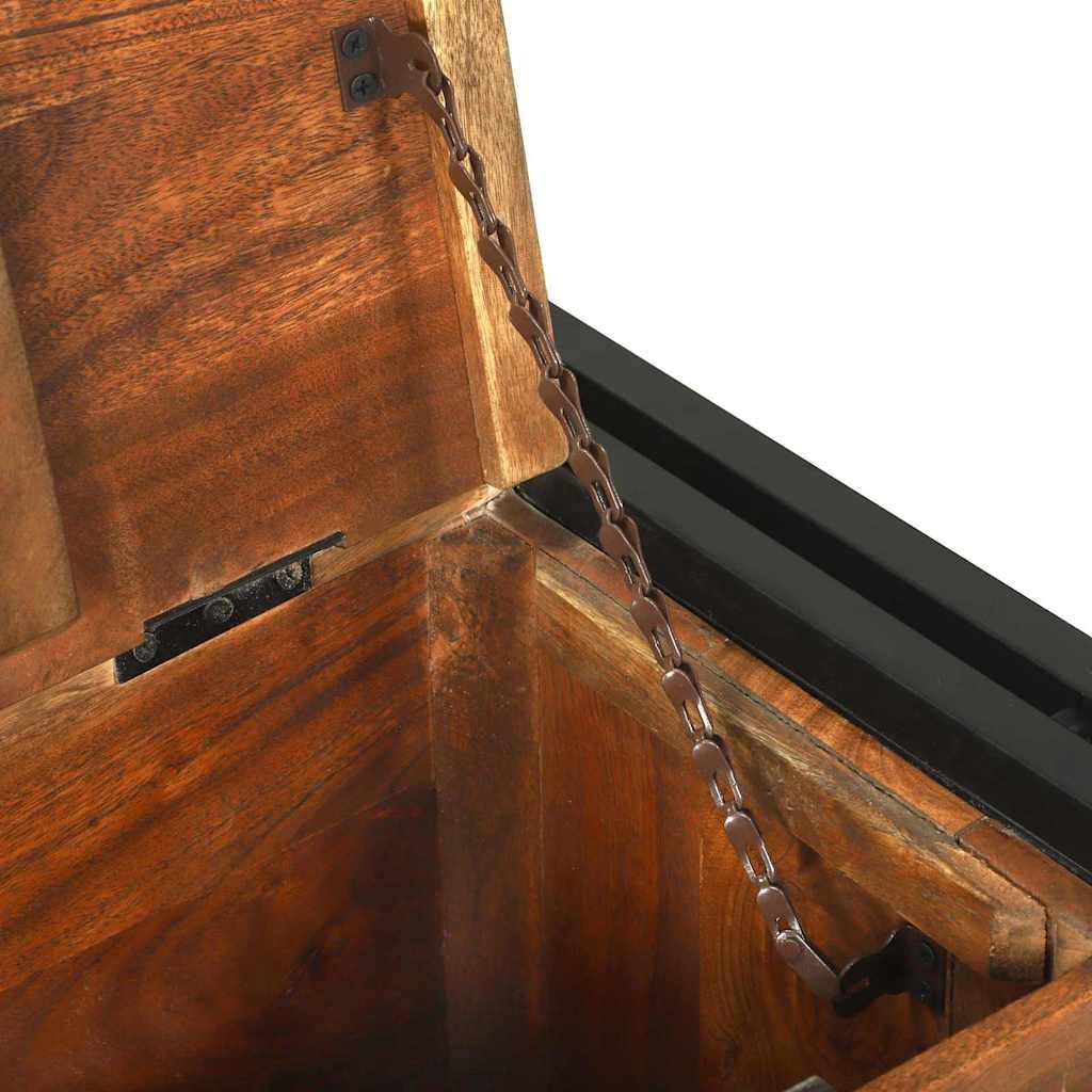 Masă de cafea Maro 90 x 50 x 38 cm Lemn masiv reciclat GartenMobel Dekor