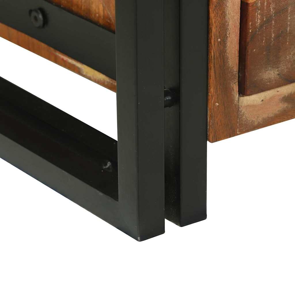 Masă de cafea Maro 90 x 50 x 38 cm Lemn masiv reciclat GartenMobel Dekor