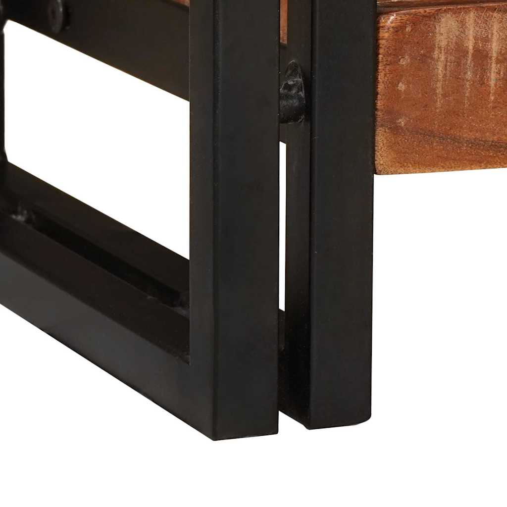 Masă de consolă Multicolour 90 x 33 x 75 cm Lemn masiv reciclat GartenMobel Dekor