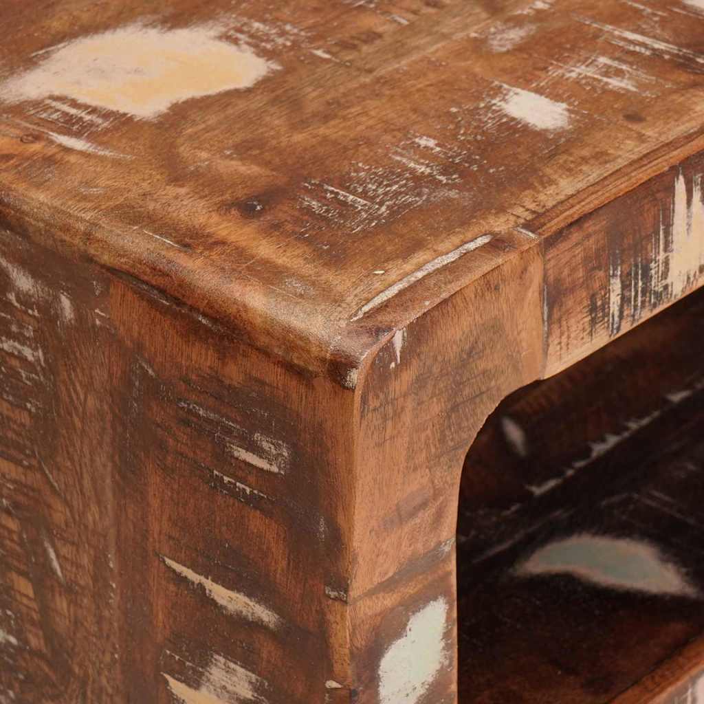 Mese de capăt Multicolour 40 x 32 x 46 cm Lemn masiv reciclat GartenMobel Dekor