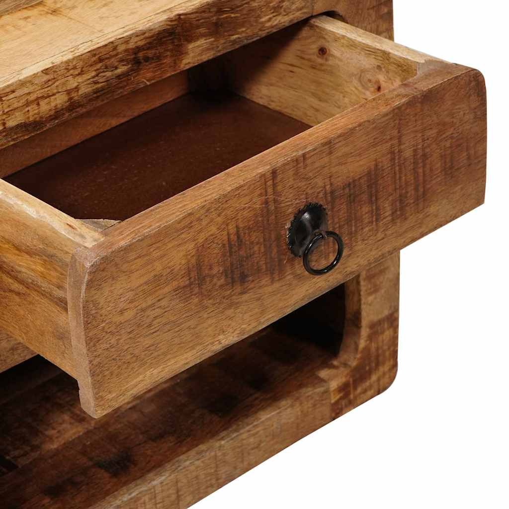 Noptieră suspendată Maro 40 x 30 x 36 cm Lemn masiv de mango GartenMobel Dekor