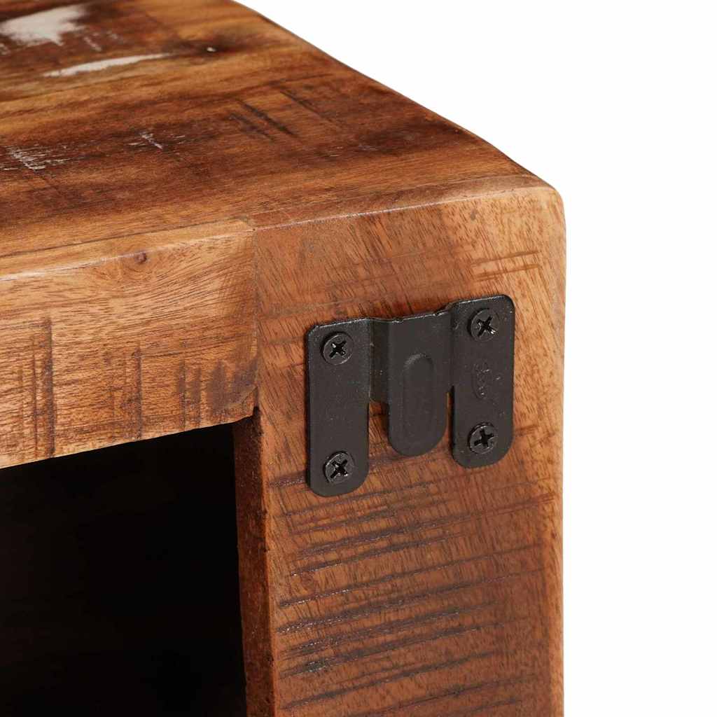 Raft pentru vin Maro 44 x 30 x 35 cm Lemn reciclat masiv GartenMobel Dekor