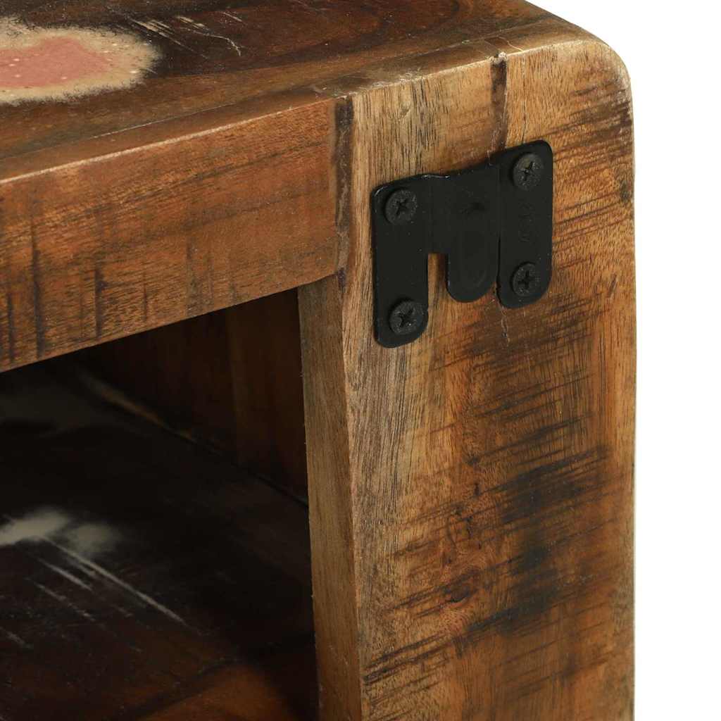 Suport TV Multicolour 100 x 32 x 36 cm Lemn masiv recuperat GartenMobel Dekor