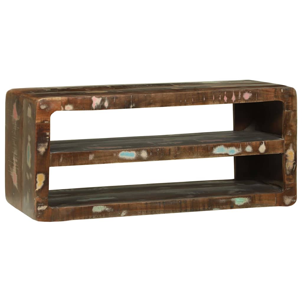 Suport TV Multicolour 80 x 32 x 36 cm Lemn masiv recuperat GartenMobel Dekor