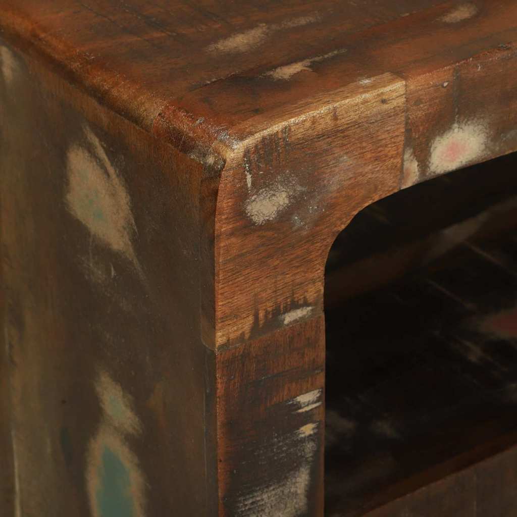 Suport TV Multicolour 80 x 32 x 36 cm Lemn masiv recuperat GartenMobel Dekor