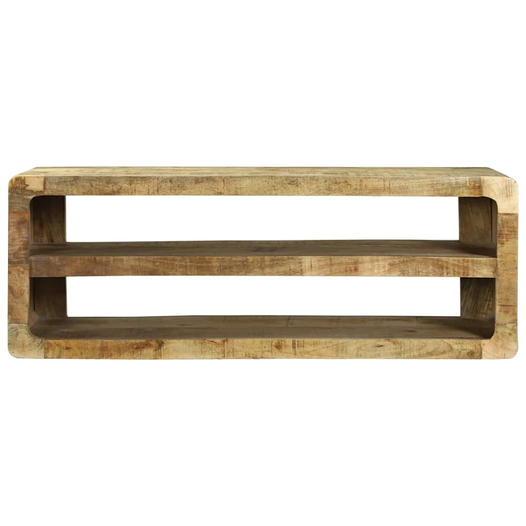 Suport TV cu raft Maro 100 x 32 x 36 cm Lemn masiv de mango GartenMobel Dekor