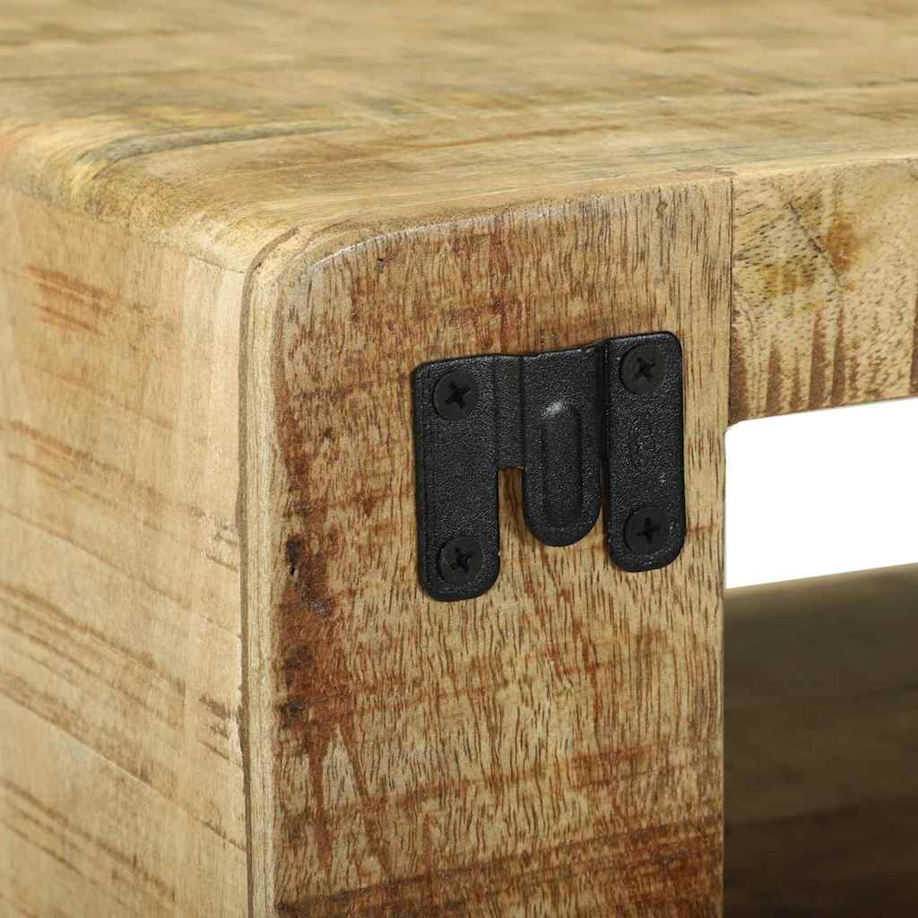 Suport TV cu raft Maro 80 x 32 x 36 cm Lemn masiv de mango GartenMobel Dekor