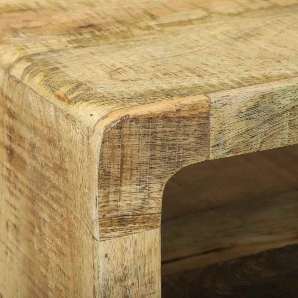 Suport TV cu raft Maro 80 x 32 x 36 cm Lemn masiv de mango GartenMobel Dekor