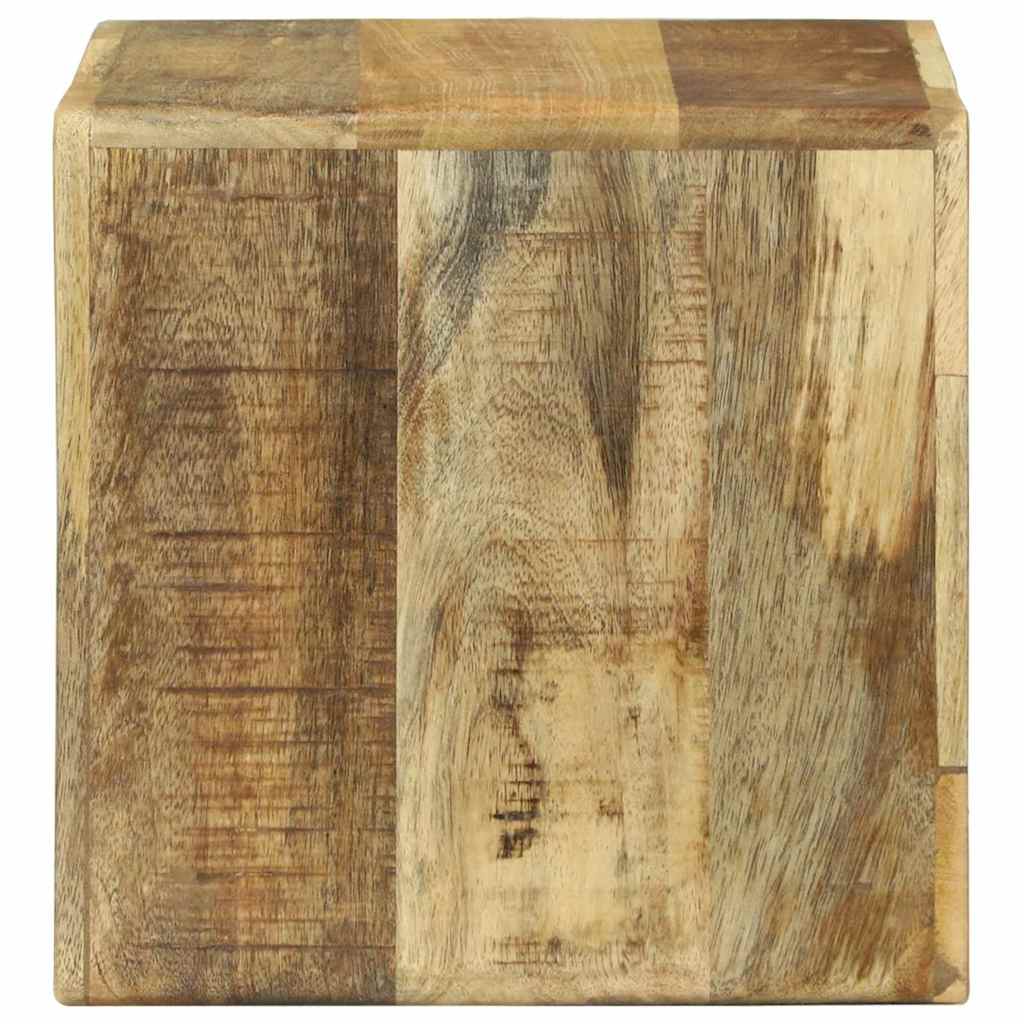 Unitate TV cu raft 2 pcs Maro Lemn masiv de mango nefinisat GartenMobel Dekor