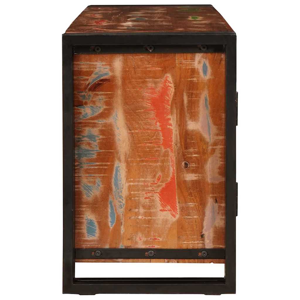 Cabinet TV Multicolour 120 x 30 x 50 cm Lemn masiv reciclat GartenMobel Dekor