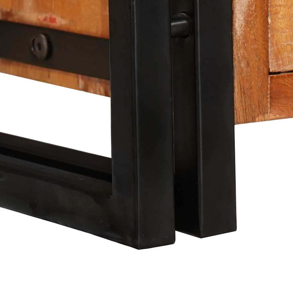 Cabinet TV Multicolour 120 x 30 x 50 cm Lemn masiv reciclat GartenMobel Dekor