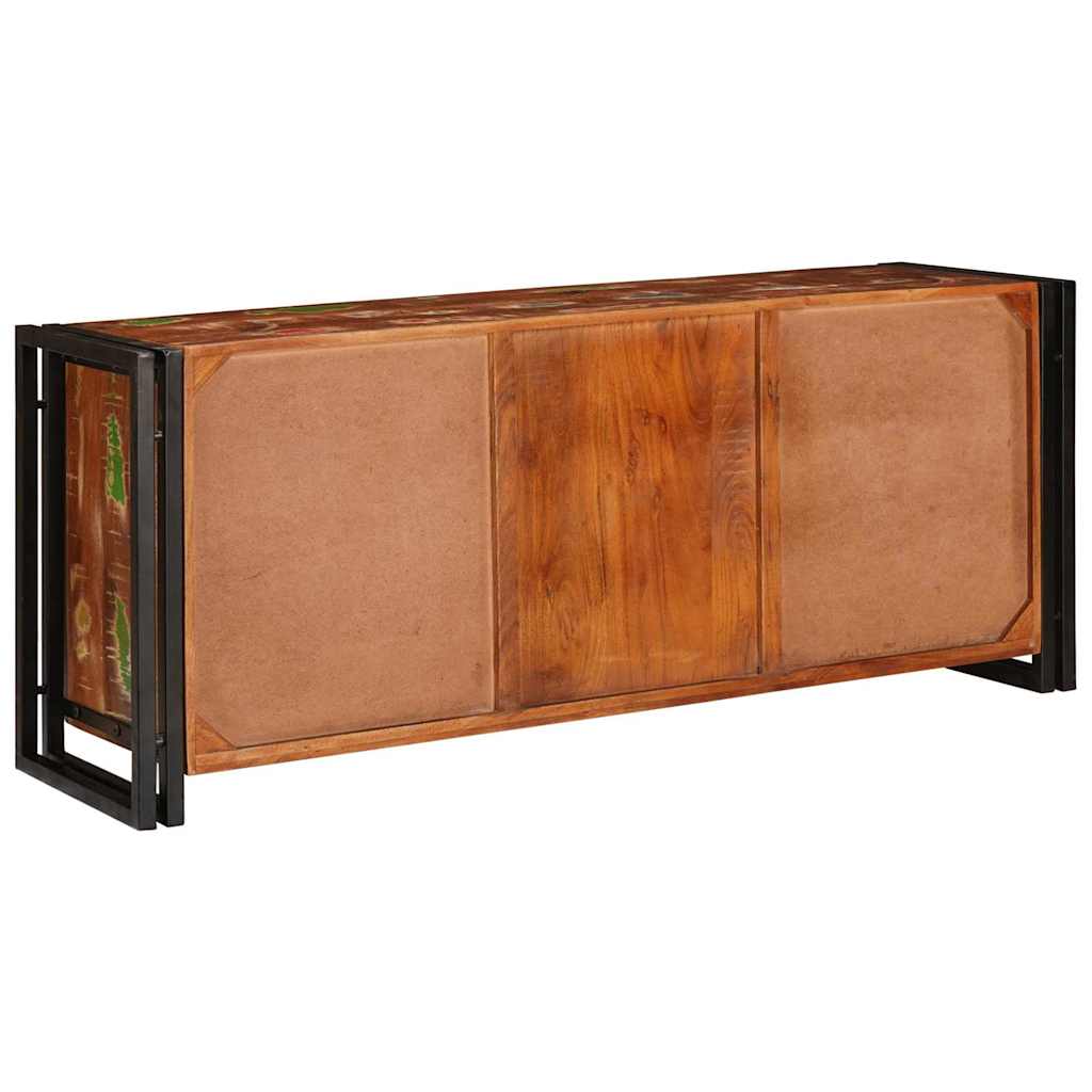 Cabinet TV Multicolour 120 x 30 x 50 cm Lemn masiv reciclat GartenMobel Dekor