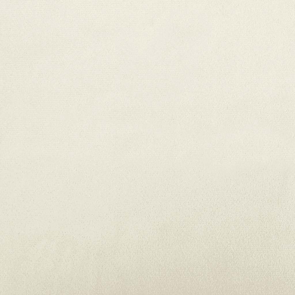 Canapea cu 2 locuri, crem, 120 cm, catifea GartenMobel Dekor