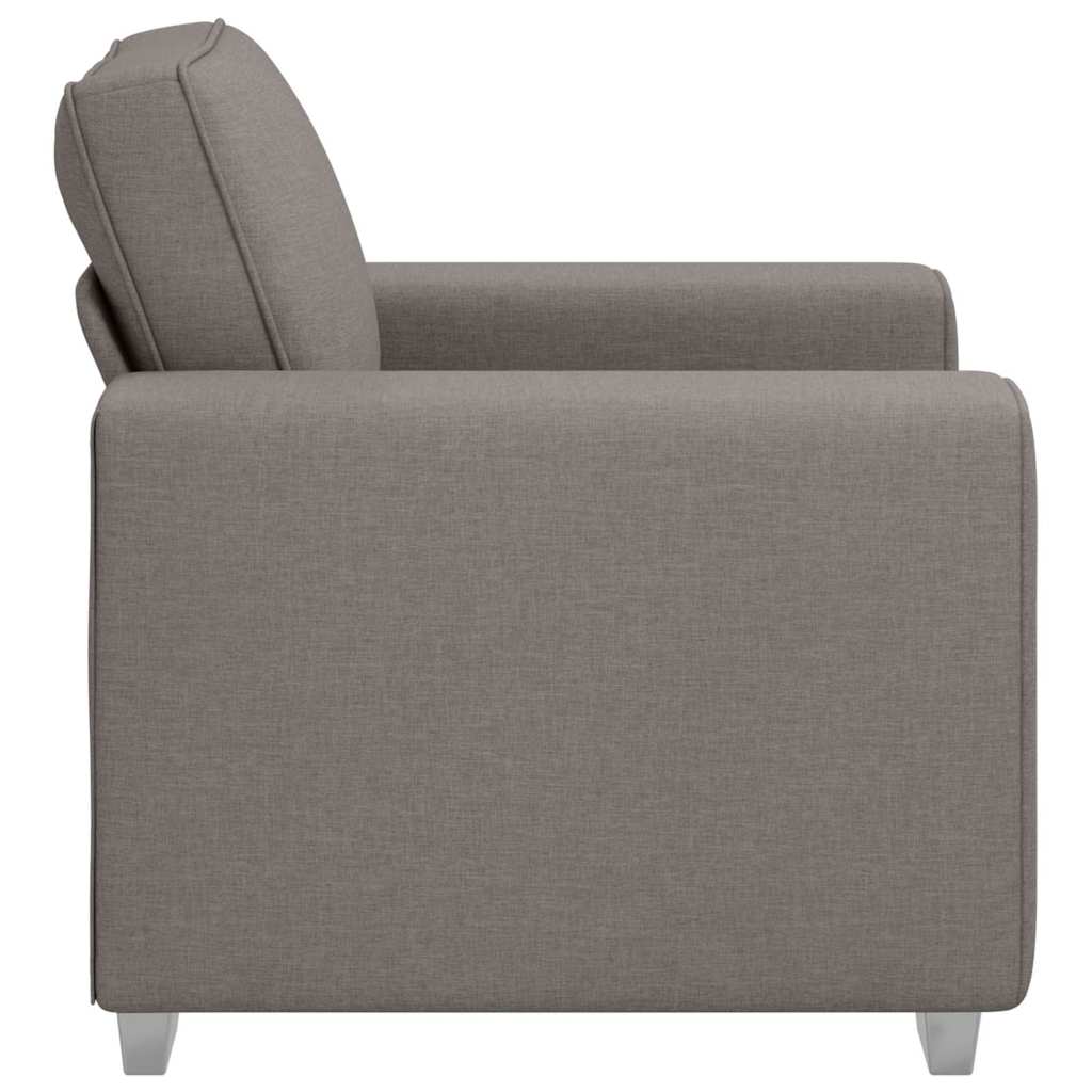 Canapea cu pernă Gri taupe 100 x 77 x 82 cm țesătură GartenMobel Dekor