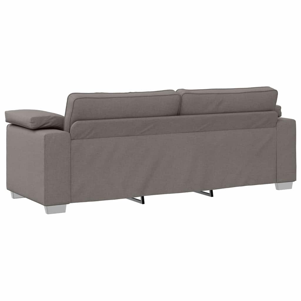 Canapea cu pernă Gri taupe 219 x 77 x 82 cm țesătură GartenMobel Dekor